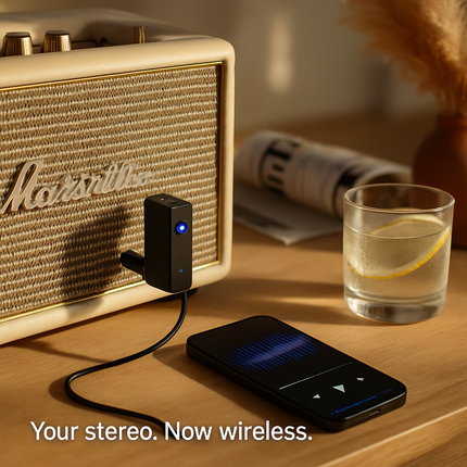 Wireless Stereo Adaptor for Home Audio - Easy Setup