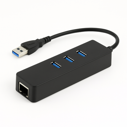 3-Port USB 3.0 Hub for Portable Connectivity