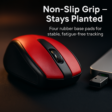 2.4G Wireless Gaming Mouse Optical Mice w/ Receiver 3 Adjustable DPI 6 Buttons For PC Laptop Computer Macbook