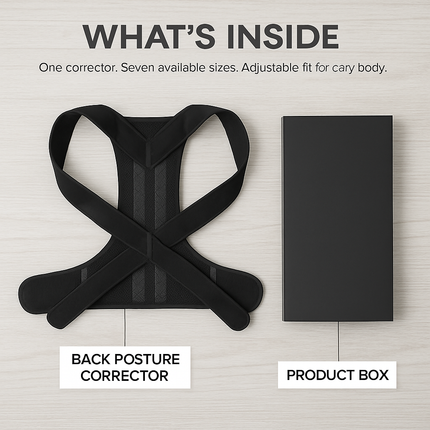 Back Posture Corrector for Upper Back and Lumbar Support