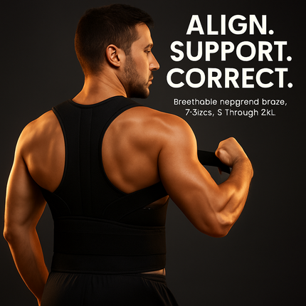 Back Posture Corrector for Upper Back and Lumbar Support