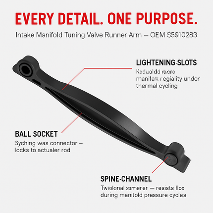 Intake Manifold Tuning Valve Runner Arm Direct Replacement