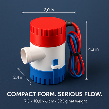 Bilge Pump for Boats Submersible Marine Pump
