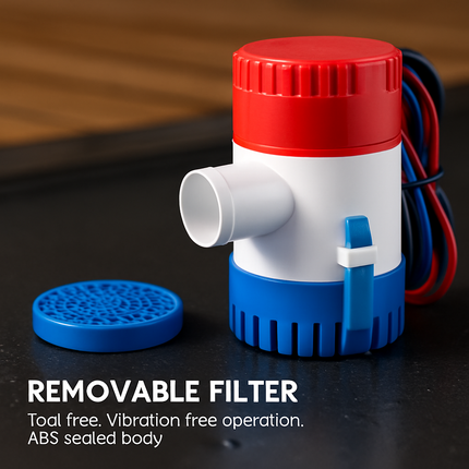 Bilge Pump for Boats Submersible Marine Pump