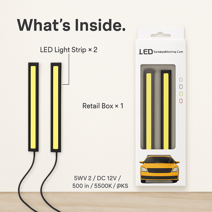 Daytime Running Lights for Cars – Fog Compatible