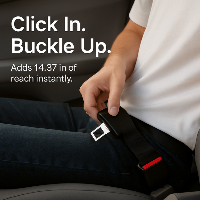 Car Seat Belt Extender for Easy Buckling