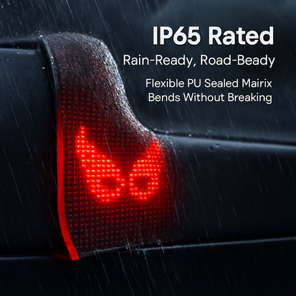 Matrix LED Car Sign with App Remote for Enhanced Visibility