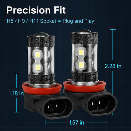 Fog Light Bulb | Bright, Long-Lasting LED