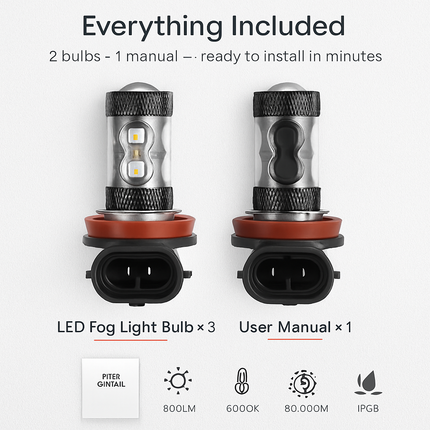 Fog Light Bulb | Bright, Long-Lasting LED
