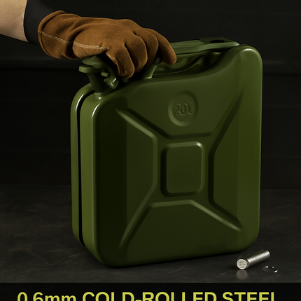 Gas Can Jerry Can for Fuel Storage and Transport