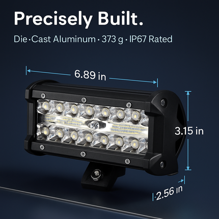 LED Work Light Bar for Offroad Vehicles - Durable Exterior