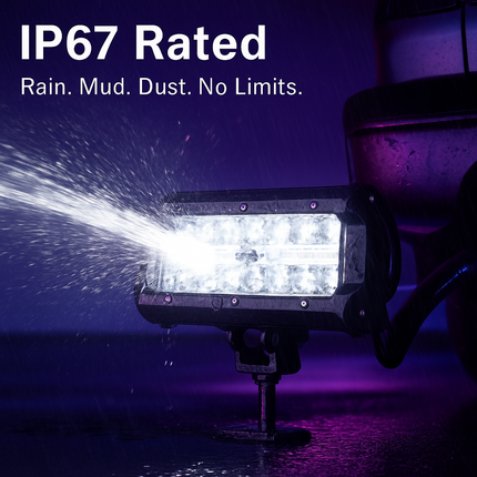 LED Work Light Bar for Offroad Vehicles - Durable Exterior