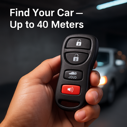 Keyless Car Key Remote Fob Case - Button Pad