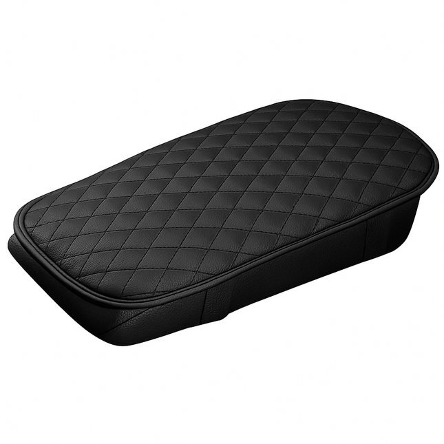 Car Armrest Pad Cover for Center Console PU Leather