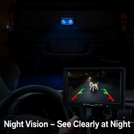 7-In Screen Backup Camera System for Vehicles