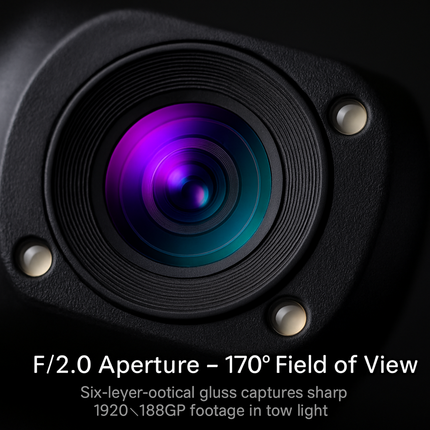 Car Dash Cam 3-Channel Front Inside Rear