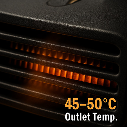 Portable Car Heater with Defogger and Rotating Base