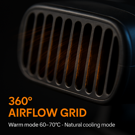 Portable Car Heater with Defroster and Windshield