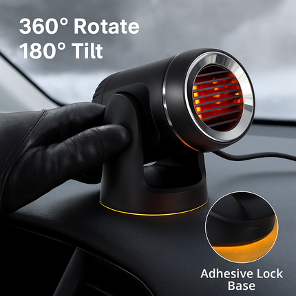 Portable Car Heater - 2-in-1 Heating & Defrosting Fan