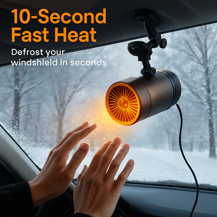 Portable Car Heater with 2-in-1 Heating and Cooling