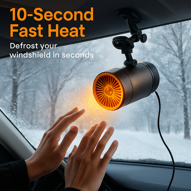 Portable Car Heater with 2-in-1 Heating and Cooling