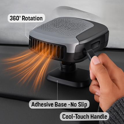 Portable Car Heater and Defroster for Windshield