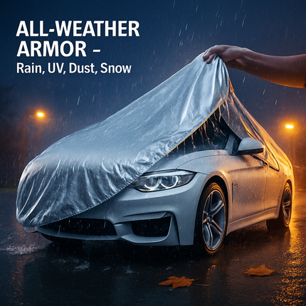 Full Car Cover for Sedans - All Weather UV Protection
