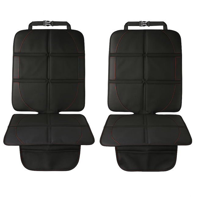 Car Seat Protector Cushion Mat, Thick Padding (2 Pack)