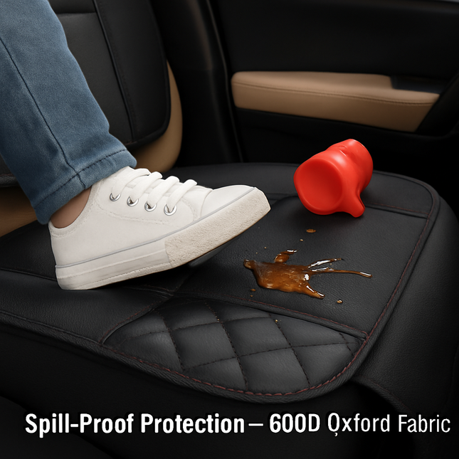 Car Seat Protector Cushion Mat, Thick Padding (2 Pack)