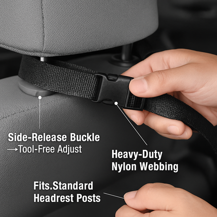 Car Seat Protector Cushion Mat, Thick Padding (2 Pack)