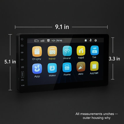 Car MP5 Player with Touch Screen and Backup Camera