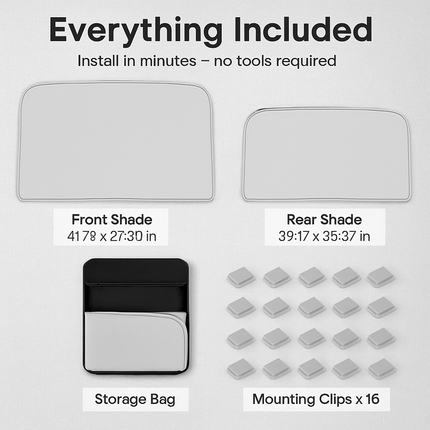 Sunshade Roof for Tesla Model Y - UV Protection & Anti-Sag