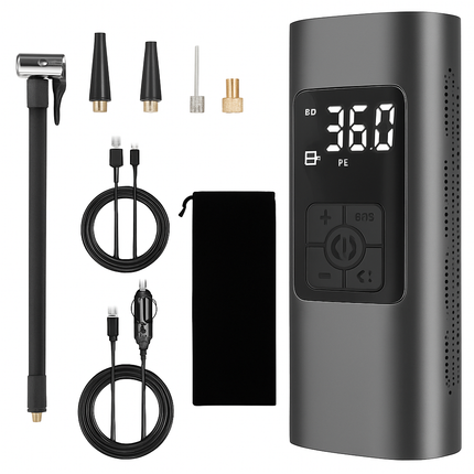Cordless Car Tire Pump Inflator for Cars & Bikes