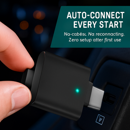 Wireless Car Adapter for In-car Infotainment System