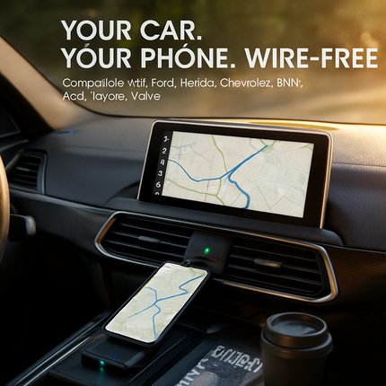 Wireless Car Adapter for In-car Infotainment System