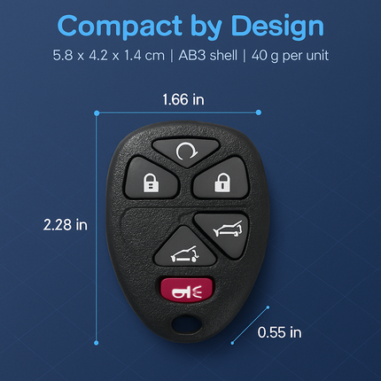 Keyless Entry Remote Key Fob for Tahoe SUVs