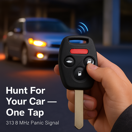 Remote Key Fob Shell with Buttons for Honda Accord