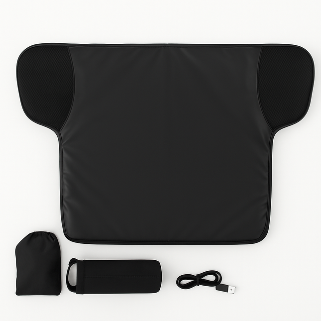 Water Cooling Seat Cushion With Dual Fans For Comfort