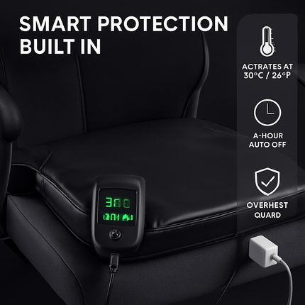 Water Cooling Seat Cushion With Dual Fans For Comfort