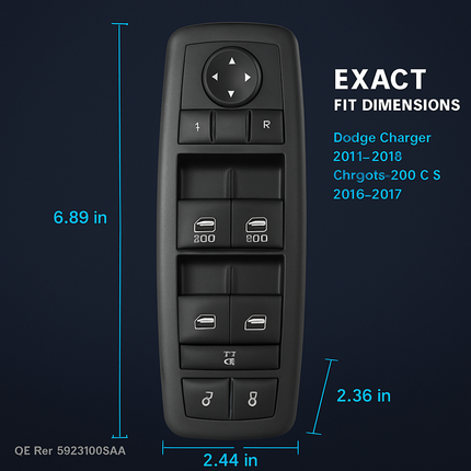 Power Window Switch for Charger/200 - Direct Fit