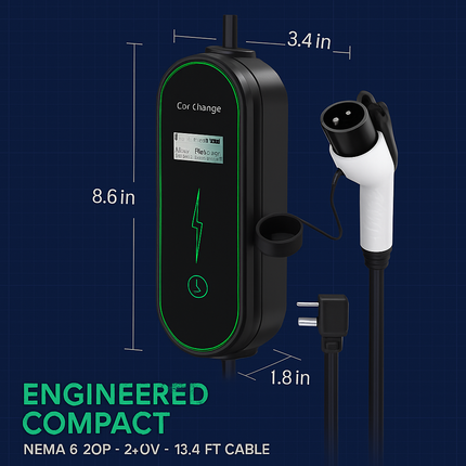Portable Level 2 EV Charger for Home Use