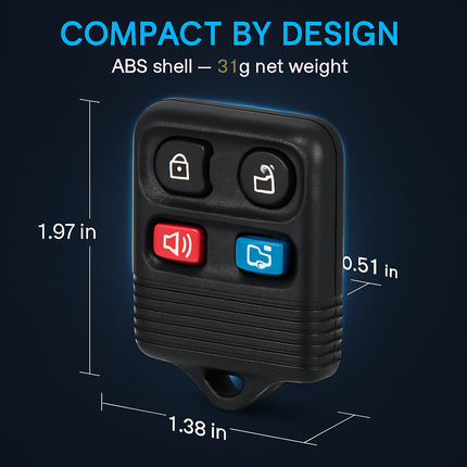 Keyless Entry Car Key Remote Fob Case for Ford Escape