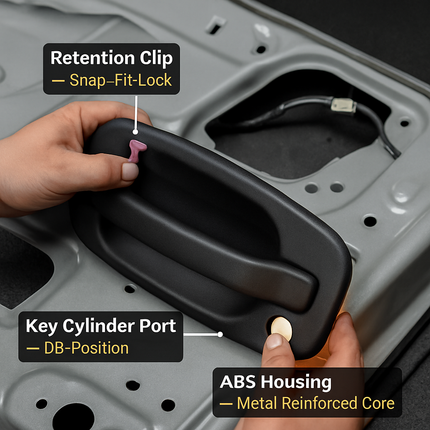 Front Left Exterior Door Handle for Silverado 1999-2007