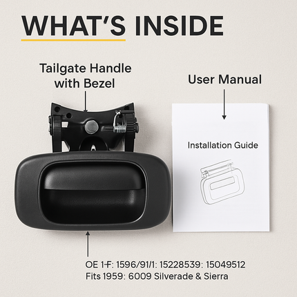 Tailgate Door Handle Bezel for Silverado/Sierra