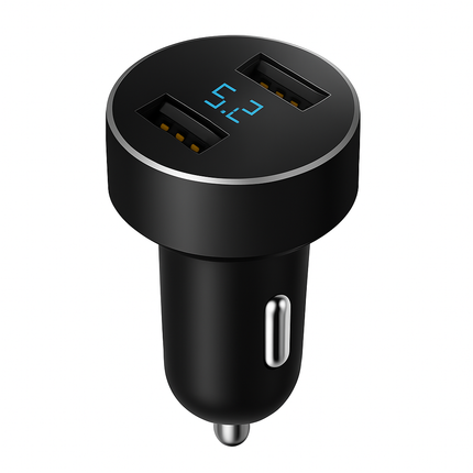 Dual USB Car Charger for Everyday Driving - Compact & Safe