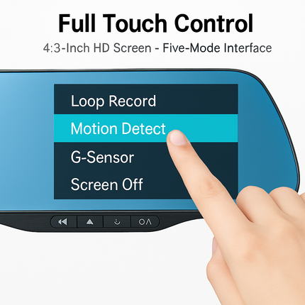 1080P Car DVR Dash Cam with 140° View and Loop Recording