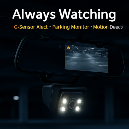 1080P Car DVR Dash Cam with 140° View and Loop Recording