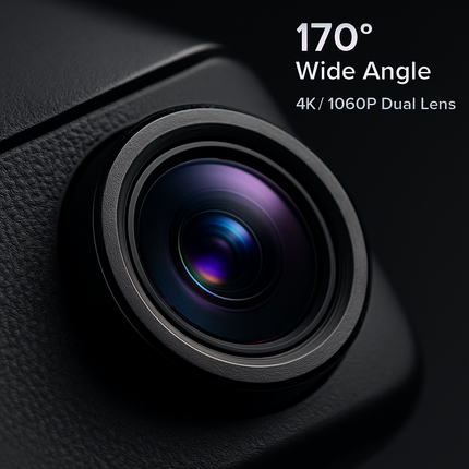 Car Dash Cam 4K 12in Dual Lens with Night Vision