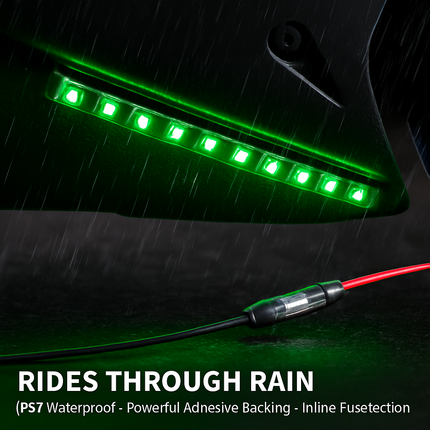 Motorcycle LED Light Strips—Multi-Color RGB Neon Kit