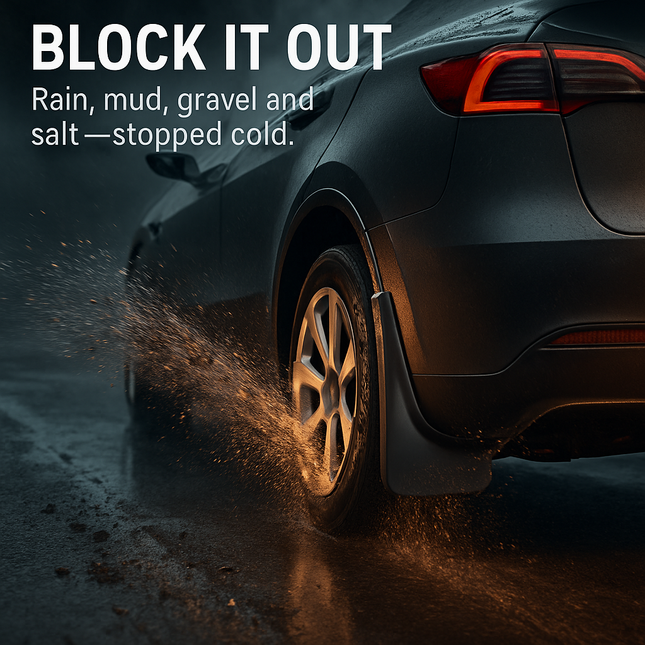 Mud Flaps Splash Guards for Tesla Model Y (No Drill)